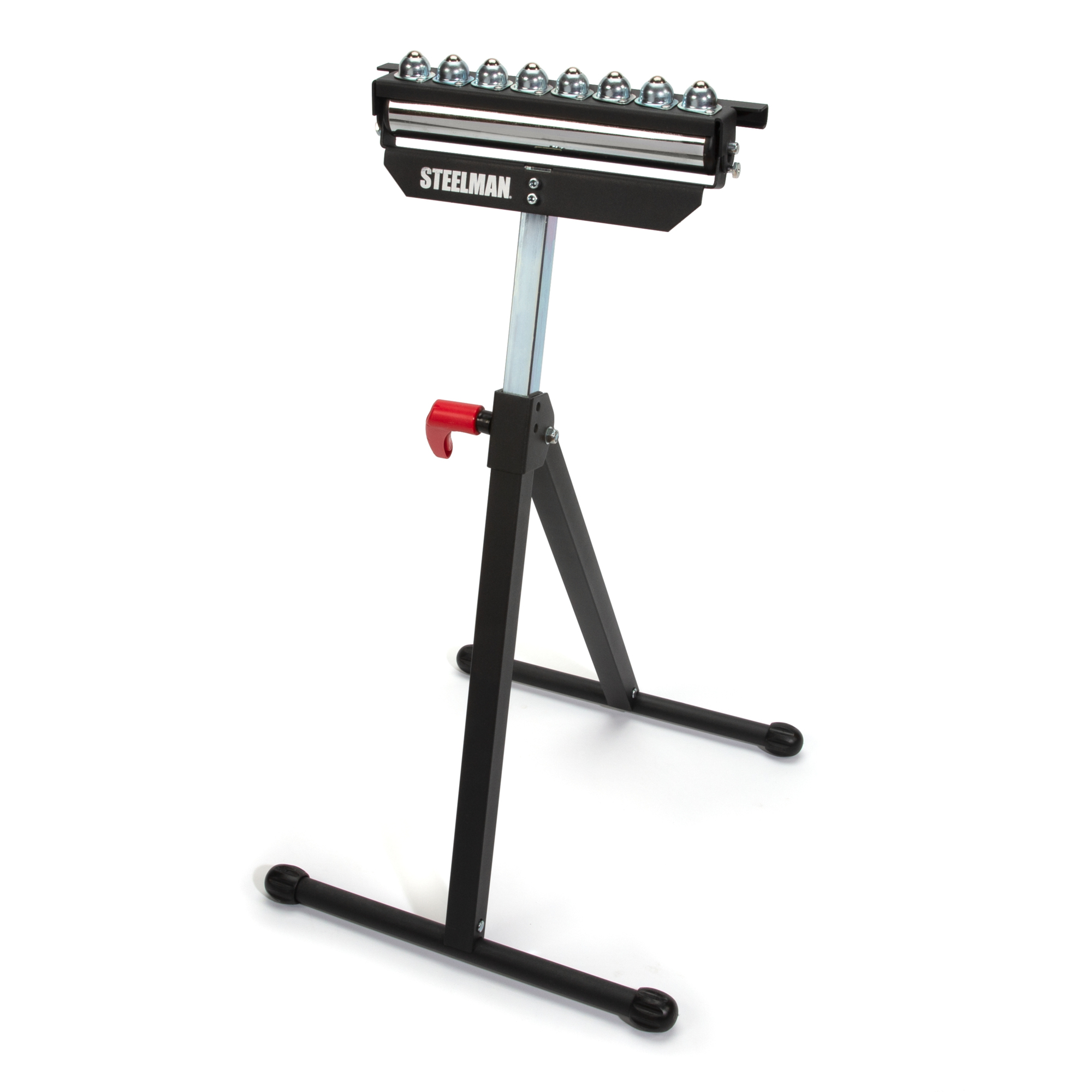 STEELMAN 3-In-1 Height Adjustable Material Support Roller Stand, Model# 67109